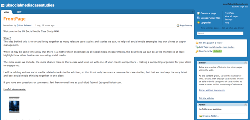 UK Social Media Case Study Wiki